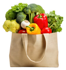 Canvas Print - PNG Vegetable bag plant food.