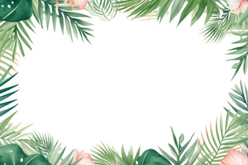 Canvas Print - PNG Palm spring green outdoors painting.