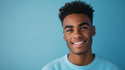 Wall Mural - The smiling young man