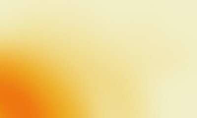 Poster - Sunset orange and yellow grainy gradient textured smooth modern background