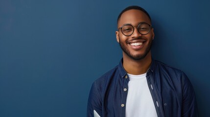 Wall Mural - The man with glasses