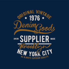 Aufkleber - vintage tee print design as vector