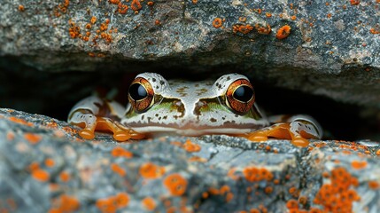 Canvas Print - A Frog's Gaze