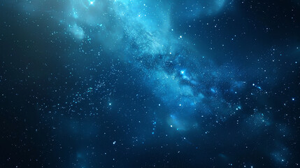 Wall Mural - blue space background
