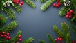 © sungedi - christmas background with christmas tree and decorations