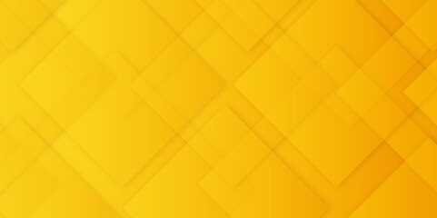 Poster - Abstract modern orange and yellow pattern geometric luxury gradient line background random square shape design. 3d shadow effects, modern design template background. layered geometric triangle shapes.