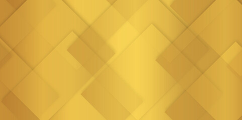 Poster - Abstract modern golden color pattern geometric luxury gradient line background random square shape design. 3d shadow effects, modern design template background. layered geometric triangle shapes.