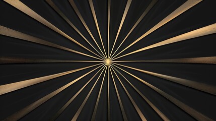Black background with gold starburst, simple and luxurious, ultra HD high quality