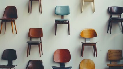 Poster - Chair displayed as decoration on the wall