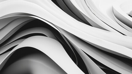 Poster - a modern abstract background with clean lines and a monochromatic palette.
