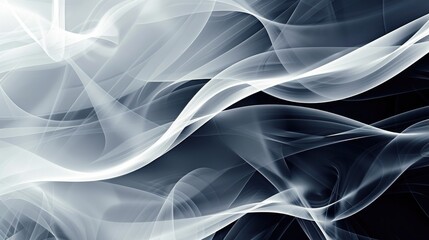 Leinwandbilder - A modern abstract background with clean lines and a monochromatic color scheme.