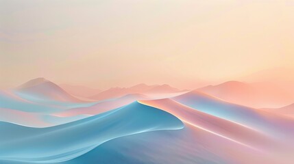 Poster - A serene abstract background with gentle gradients and subtle textures.