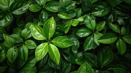 Poster - Outdoor foliage is green