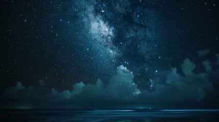 Milky Way Over Ocean