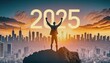 © tino - New year inspiration 2025 achievement success , generated by AI. High quality photo