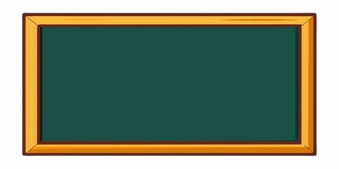 Wall Mural - white background, chalkboard, isolated, educational, Chalkboard on white background, educational concept, isolated set