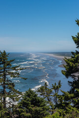 Wall Mural - Views of the Pacific Ocean from Cape Disappointment State Park, Washington Coast