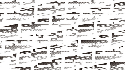 Poster - Black and white abstract lines pattern. Dynamic diagonal move effect background. Vector Format Illustration 
