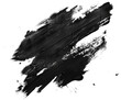 © Asier - Artistic black paint texture on a white background, abstract and rough.