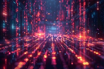 Programming code abstract technology background