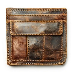 Wall Mural - leather wallet with a card holder