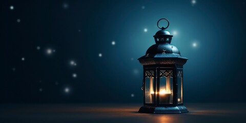 Ramadan Kareem background with arabic lantern