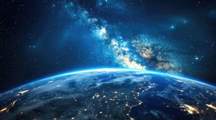 Wall Mural - Earth viewed from space