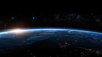 Wall Mural - Earth viewed from space