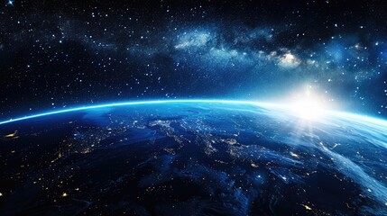 Wall Mural - Earth viewed from space