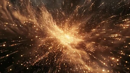 starburst in sky