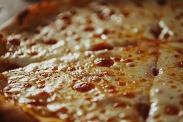 Fresh homemade cheese pizza