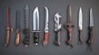 © Igbal - Knives of different shapes and purposes included