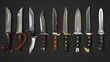 © Igbal - Various knives for different purposes, set of knives