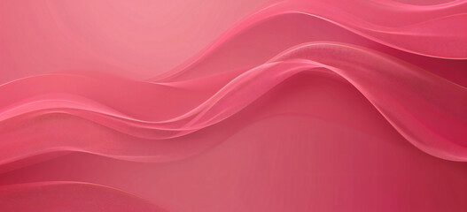 Poster - hot pink background with an elegant wave shaped in the corner, simple design, high resolution, no text or logos, with the wave shape in the style of.


