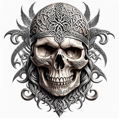 Celtic Skull Ornament