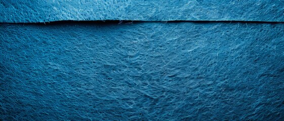 Wall Mural - Background with a blue grainy texture and a dark noise texture banner