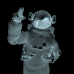 Wall Mural - astronaut is talking