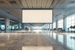 © Vovmar - Blank billboard in an airport or station, shopping center. Poster mockup, template or advertising display