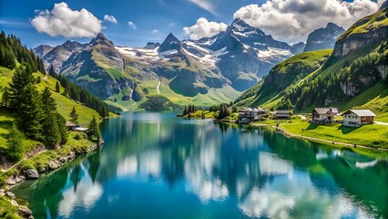 Trübsee beim Titlis bei Engelberg