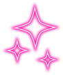© Alice - pink neon stars
