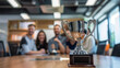 © Lull - Team achievement trophy, award ceremony. Celebrate success with a trophy symbolizing teamwork and accomplishment in a professional setting.