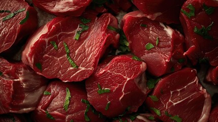 texture of a fresh raw red beef meat solid background. food background