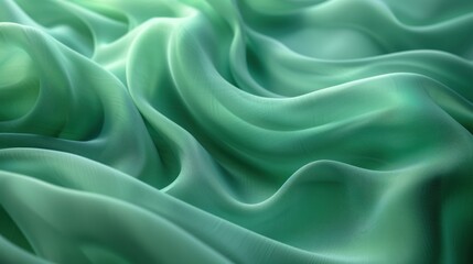 Wall Mural - Abstract Green Fabric Texture