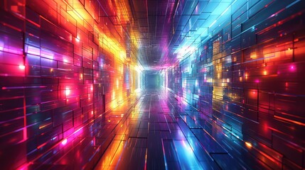 Poster - Spectrum of Neon Radiance