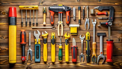 Set of diy tools.