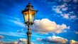 © Alon - an image of street light on blue sky