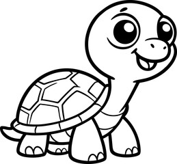 Sticker - turtle cartoon character