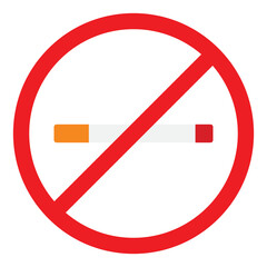 Sticker - no smoking sign icon 