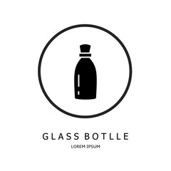 Poster - Logo vector design for business. Glass bottle logos.