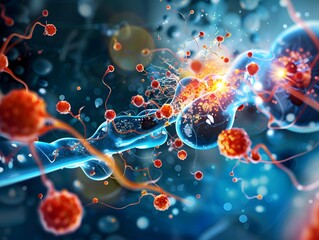 Sticker - Quercetin Supporting Oxygen Transport Duties in Molecular-Level